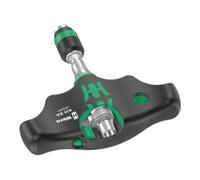 Wera Porte-embouts à poignée transversale Wera 416 RA avec fonction cliquet et mandrin à serrage rapide Rapidaptor, 1/4 x 45 mm Quantité:1