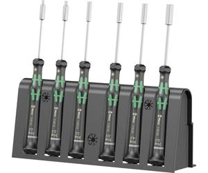 Wera Series Kraftform Micro 2069/6 - Jeu de tournevis - 6 pièces - 60 mm - en rack