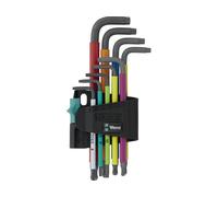 Wera Clés mâles coudées 967/9 TORX T8–T40 9 pièces multicolore