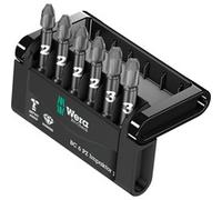 Wera Mini-Check Impaktor 3 05057692001 Jeu d'embouts 6 pièces vis Pozidriv technologie Impactor