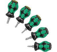 Wera Stubby Set 2 Jeu de tournevis 5 pièces Pozidriv