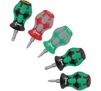 Wera Stubby Set 3 Jeu de tournevis 5 pièces