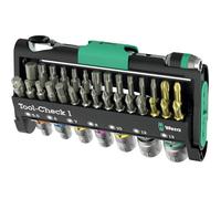 Wera Tool-Check 1 05049050001 Jeu d'embouts 32 pièces vis à fente cruciforme Phillips vis Pozidriv 6 pans intérieurs