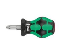 Wera Tournevis cruciforme Stubby 350 PH – PH 3 × 25 mm – Quantité 1