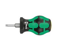 Wera Tournevis stubby/carb Wera 335, 0,6 x 3,5 x 24,5 mm Quantité:1