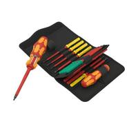 Wera Jeu de tournevis Kraftform VDE 17 RA – 17 pièces Phillips, fente, Pozidriv, TORX, Robertson