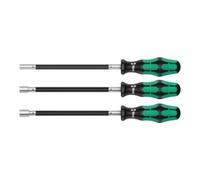 Wera Jeu de tournevis Kraftform Plus Série 300 391 – 3 pièces pour colliers de serrage 6,0–8,0
