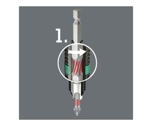 Wera Wera Bit BiTorsion 1/4" DIN 3126 C6,3 PZ1x25mm Quantité:1