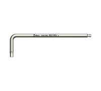 Wera Clé mâle coudée 3950 PKL 6 mm, acier inoxydable, tête sphérique, longue