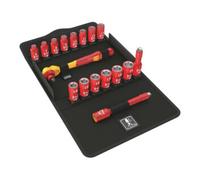 Wera WERA Coffret de douilles, carré 3/8 pouce, isolation VDE 17 pièces 6 Quantité:1