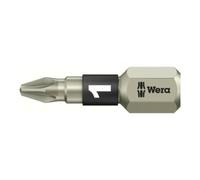 Wera WERA Embout Pozidriv, 1/4″ Acier inoxydable «Stainless» 1/25 mm Quantité:1