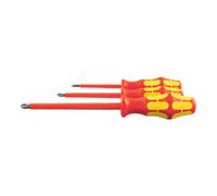Wera Wera Jeu de tournevis pour vis Phillips, avec manche Kraftform 100% isolés, Nombre de tournevis: 3 Quantité:1