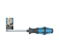 Wera Wera Tournevis pour Pozidriv, avec manche Kraftform, Taille empreinte cruciforme: 3 Quantité:1