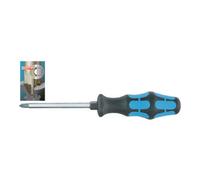 Wera Wera Tournevis pour vis Phillips, avec manche Kraftform, Taille empreinte cruciforme: 0 Quantité:1