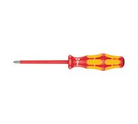 Wera WERA Tournevis pour vis Pozidriv, avec manche Kraftform 100% isolé 0 Quantité:1