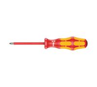 Wera WERA Tournevis pour vis Pozidriv, avec manche Kraftform 100% isolé 1 Quantité:1