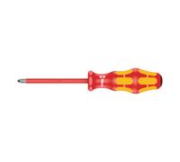 Wera WERA Tournevis pour vis Pozidriv, avec manche Kraftform 100% isolé 2 Quantité:1