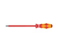 Wera WERA Tournevis pour vis Pozidriv, avec manche Kraftform 100% isolé 4 Quantité:1