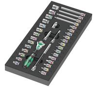 Wera Zyklop 05150110001 6 pans extérieurs, quatre pans extérieurs, TORX Cliquet cyclope 37 pièces 1/4\