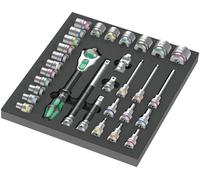 Wera Zyklop 05150112001 6 pans extérieurs, quatre pans extérieurs, TORX Cliquet cyclope 31 pièces