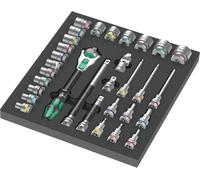 WERA Zyklop 05150112001 Cliquet Zyklop à six pans extérieurs, à quatre pans extérieurs, TORX 31 pièces
