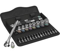 Wera Zyklop Metal 8100 SA 7 Jeu de clés à douille métrique 1/4\ (6.3 mm) 28 pièces 05004017001