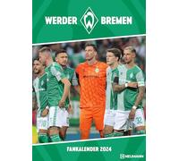 Werder Brême Calendrier 2024 - Format A3 - Calendrier de football - 29,7 x 42 cm - Sport