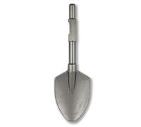 WERHE Burin Pelle SDS Hex 135 x 440 mm, Acier Trempé, Emmanchement 30 mm | acier à outils, avec coffret plastique, env. 3,76 kg, pour béton, asphalte et maçonnerie