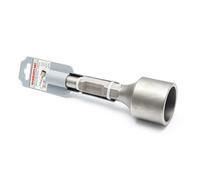 WERHE Enfonce-Pieux HEX30, Ø 65 mm, Pour Pieux et Tuyaux, Pose de Clôture | en inox, pour marteau-piqueur, diamètre embout 80 mm, longueur 235 mm, pour poteaux en bois et métal, construction agricole