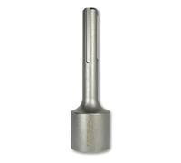 WERHE Enfonce-Piquet de Terre SDS Max Ø 32,5 mm, Pour Tiges de Terre | acier trempé, Ø extérieur 45 mm, compatible avec Bosch, Makita, DeWalt, pour piquets de terre profonds et paratonnerres