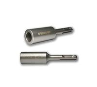 WERHE Enfonce-Piquet de Terre SDS Plus, 13,5 mm, Acier Chrome-Vanadium | pour piquets de terre profonds et travaux de mise à la terre, épaisseur 22 mm, sans blocage, compatible avec Bosch, Makita
