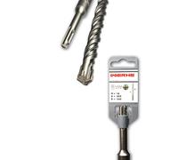 WERHE Foret à Béton SDS Plus Ø 18 mm, 600 mm, Taillant Quadruple Carbure | longueur de travail 540 mm, double spirale pour évacuation des poussières, pour béton, maçonnerie, pierre et plâtre