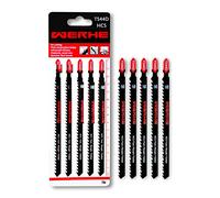 WERHE Lames de scie sauteuse professionnelles 5x Bois 152mm T544D - Coupe rapide de grosses poutres - Compatible avec Bosch Metabo Makita