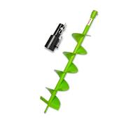 WERHE Tarière Ø 150 mm, Adaptateur pour Stihl, Tarière à Piquets | pointe de forage précise, grande robustesse, longue durée de vie, compatible avec Stihl BT 106, BT 106 C, BT 120 C, BT 121