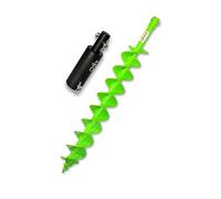 WERHE Tarière Ø 80 mm, Double Spirale, Acier, Pour Makita/hitachi Foret | Adaptateur 25/20 mm, grande stabilité, longue durée de vie, pointe précise pour légers max. sols moyens