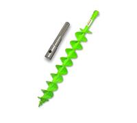 WERHE Tarière Ø 80 mm, Double Spirale, Adaptateur SDS Max, Pour Perforateur | Tarière à Piquets, Tarière de Puits, pour légers max. sols moyens, grande stabilité, longue durée de vie