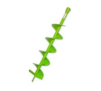 WERHE Tarière pour Perceuse Ø 180 mm, Longueur 80 cm, Emmanchement Ø 20 mm | idéal pour pose de clôture et plantation, lames en acier dopé carbure, poids 3,36 kg, avec boulon et goupille