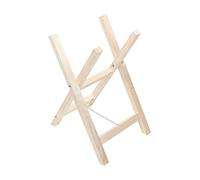 WERKA PRO - 02431 Chevalet à bûche en bois pliable, Clair