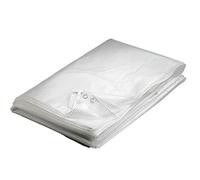 WERKA PRO - 02891 - Bâche transparente - 3 x 4 m - 160 g/m2 - En polyéthylène - Traitée contre les UV