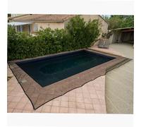 WERKA PRO - 10854 - Filet de PROtection Piscine - Pour Piscine Rectangulaire - 8 x 14 m - Noir