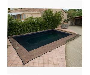 WERKA PRO - 10854 - Filet de PROtection Piscine - Pour Piscine Rectangulaire - 8 x 14 m - Noir