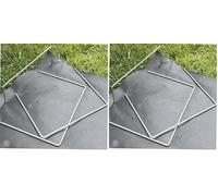 WERKA PRO Agrafes 15 x 20cm métalliques galva 40 pcs (Lot de 2)