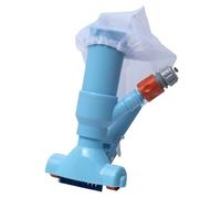 WERKA PRO Aspirateur Piscine avec Roulette,Brosse et Filet | Usage piscine, système venturi, nettoyage débris et impuretés, léger et maniable, sans manche ni tuyau inclus