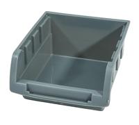 WERKA PRO Bac à Bec de Rangement Ergonomique en Plastique Durable, Empilable et Modulable pour Outils et Accessoires, Idéal pour l'Organisation de l'Espace de Travail