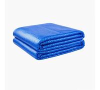 WERKA PRO Bâche à Bulles Solaire 400 Micron - Traitement Anti-UV - Oeillets Inoxydables Ø 12 mm - pour Piscine Rectangulaire 3 x 7 m - Bleu 2,95 x 6,95 m - Couverture Hivernage