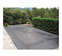 WERKA PRO Bâche de Piscine Rectangulaire 140 g/m² Anti-UV Œillets 4 x 7 m | Polyéthylène, aluminium, durable, tressé, anti-UV, usage piscine, système de drainage et traitement