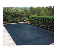 WERKA PRO Bâche de Protection 240g/m² pour Piscine Rectangulaire 6 x 50 cm | Polyéthylène, aluminium, installation facile, tressé, anti-UV, usage piscine et extérieur, œillets tous les 50 cm