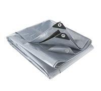 WERKA PRO Bâche Multifonctions Grise et Noire 200 g/m2 6 x 6 m