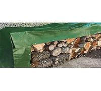 WERKA PRO Bâche Multifonctions Noire et Verte 240 g/m² 1,5 x 6 m 50 cm