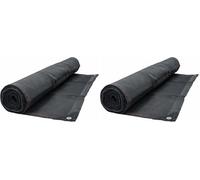 WERKA PRO Brise Vue Gris Anthracite 220g/m2 1,80 x 10m (Lot de 2)